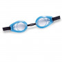 Детские очки для плавания Intex 55602, размер S (3+), обхват головы ≈ 48-52 см, голубые
