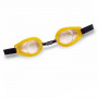 Детские очки для плавания Intex 55602, размер S (3+), обхват головы ≈ 48-52 см, желтые