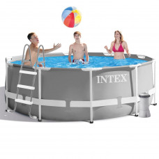 Каркасный бассейн Intex 26706, 305 x 99 см (2 006 л/ч, лестница)