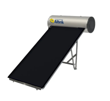 Система сонячного нагріву води з пласким колектором та баком АLBA 200S