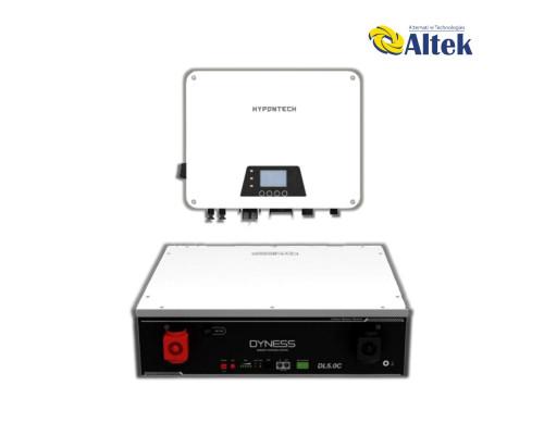 Гібридна станція Hypontech HES-3680 3,68KW, Dyness DL5.0C, 48V – 5.12 кВт