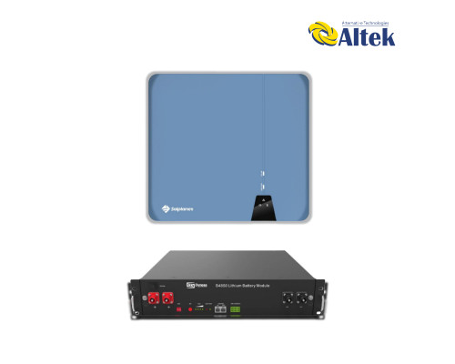 Гібридна станція Solplanet ASW 6K-H-S2, Dyness B4850, 48V – 2.4 кВт