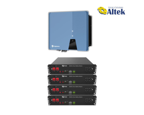 Гібридна сонячна електростанція Solplanet-6kW+Dyness-9.6kWh-LFP