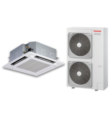 Касетна спліт-система (кондиціонер) Toshiba RAV-RM1601UTP-E / RAV-GM1601AT8P-E / RBC-U31PGP(W)-E