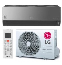 Інверторна настінна спліт-система (кондиціонер) LG Artcool Mirror UV AC12BK