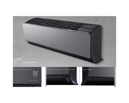 Внутрішній настінний блок кондиціонера LG Artcool Mirror AM12BP.NSJR0