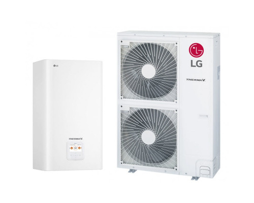 Тепловий насос повітря-вода LG Hydrosplit R32 HU121MRB.U30  / HN1600MC.NK1 / HA063C E1