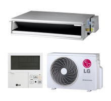 Канальна низьконапірна спліт-система (кондиціонер) LG Ultra Inverter R32 CL09R/UU09WR