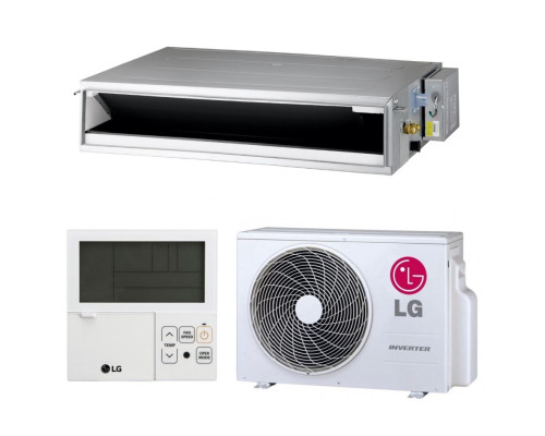 Канальна низьконапірна спліт-система (кондиціонер) LG Ultra Inverter R32 CL12R/UU12WR