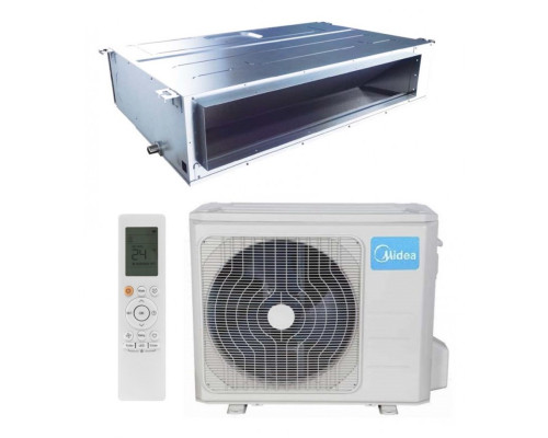 Канальна середньонапірна інверторна спліт-система (кондиціонер) MIDEA ERP DC Inverter R32 MTI-36HWFNX-QR ERP/MOU1-36FN8-RR