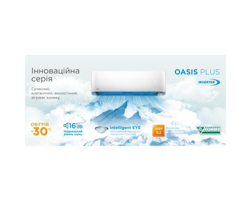 Настінна спліт-система (кондиціонер) Midea Oasis Plus MSOP-09FN8-I / MSOP-09FN8-O