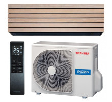 Інверторна настінна спліт-система (кондиціонер) Toshiba Daiseikai 10 Wood RAS-B13S4KVDG-E/RAS-13S4AVPG-E