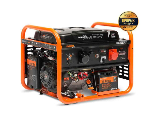Генератор бензиновий Daewoo GDA 7500DPE-3