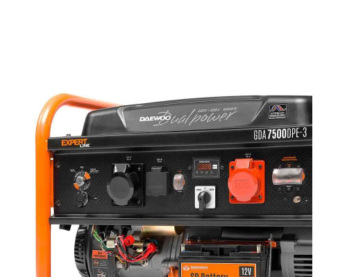 Генератор бензиновий Daewoo GDA 7500DPE-3