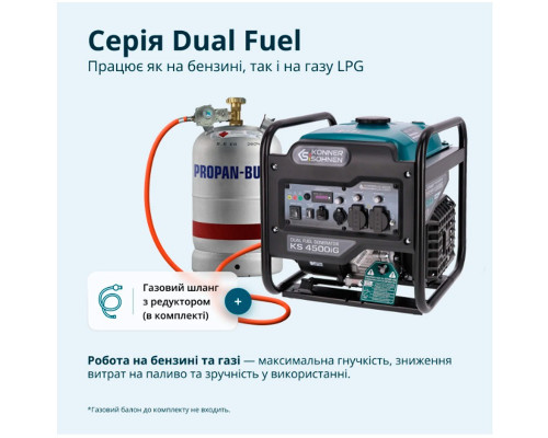 Генератор інверторний Konner&Sohnen KS 4500iG