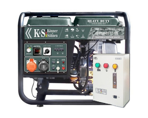 Генератор дизельний Konner&Sohnen 9000HDE-1/3 ATS