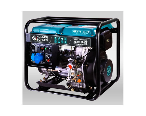 Генератор дизельний Konner&Sohnen 8100HDE
