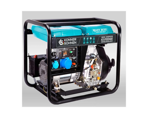 Генератор дизельний Konner&Sohnen 8100HDE