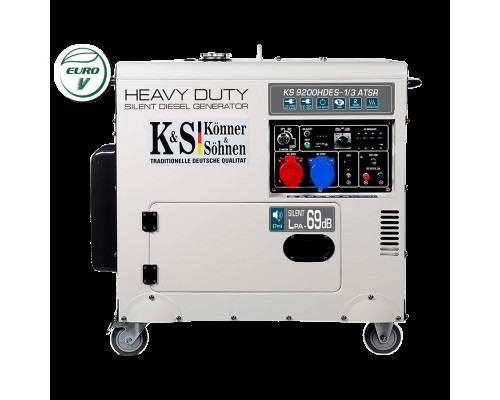 Генератор дизельний Konner&Sohnen 9200HDES-1/3 ATSR