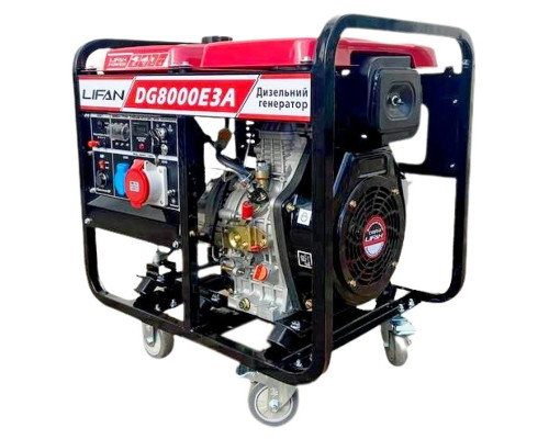 Генератор дизельний Lifan DG8000E3А