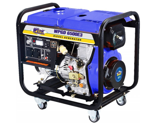 Генератор дизельний Werk WPGD6500E3