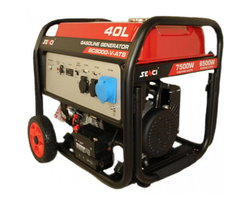 Генератор бензиновий Senci SC 8000 V  ATS
