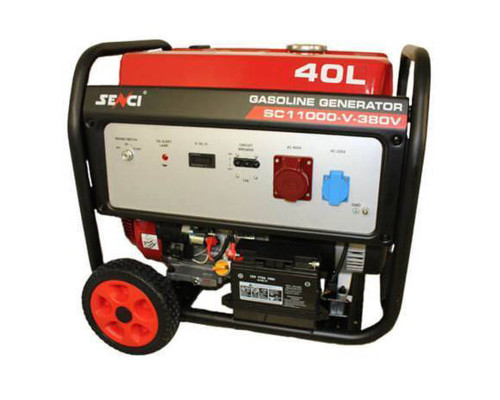 Генератор бензиновий Senci SC 11000 V 380V