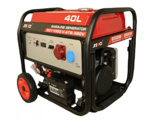 Генератор бензиновий Senci SC 11000 V 380V ATS