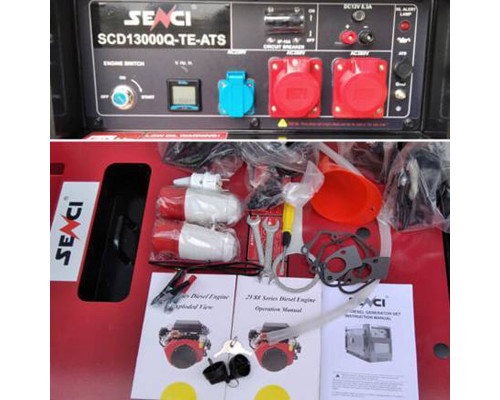 Генератор дизельний Senci SCD 13000 Q TE ATS