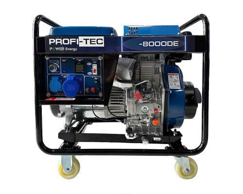 Генератор дизельний PROFI-TEC PE-8000DE
