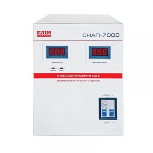 Стабилизатор напряжения ЭЛИМ-УКРАИНА СНАП-7000П Стабилизатор напряжения ЭЛИМ-УКРАИНА СНАП-7000П
