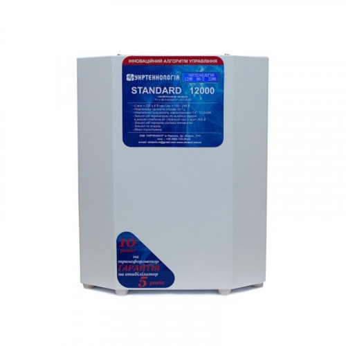 Стабилизатор напряжения Укртехнология НСН - 12000 STANDARD (HV) Стабилизатор напряжения Укртехнология НСН - 12000 STANDARD (HV)