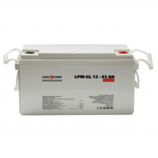 Акумуляторна батарея LogicPower LPM-GL 12V 65AH