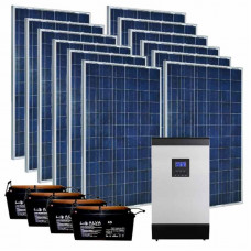 Автономна сонячна станція на 3 кВт