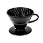 Керамічний Пуровер HARIO V60 Dripper 02 (400 мл) Tetsu Kasuya Model Чорний KDC-02-B