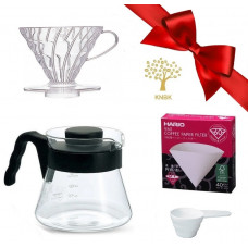 Подарунковий набір HARIO No14 V60 02 для альтернативного заварювання кави Подарунковий набір HARIO No14 V60 02 для альтернативного заварювання кави