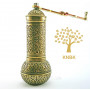 Турецкая ручная кофемолка 19 см. Золотой цвет Турецкая ручная кофемолка 19 см. Золотой цвет