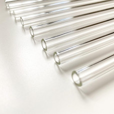 Скляна багаторазова Еко трубочка 1 шт. 20 см