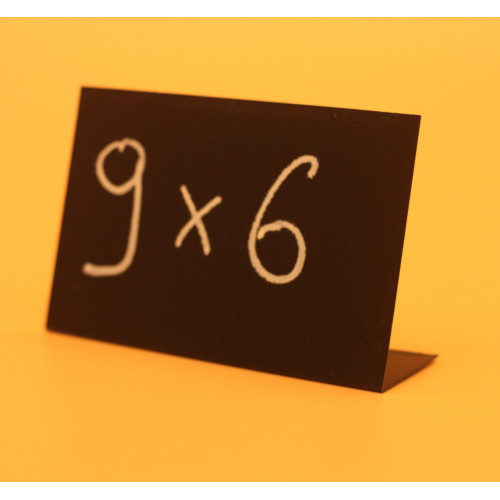 Ценник меловой L-образный 9х6 см. для надписей мелом и маркером Черный Металл Ценник меловой L-образный 9х6 см. для надписей мелом и маркером Черный Металл