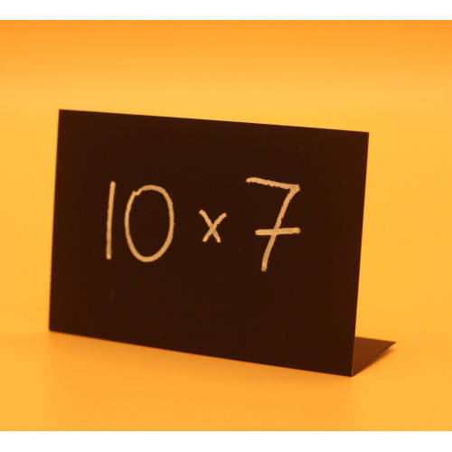 Ценник меловой L-образный 10х7 см. для надписей мелом и маркером Черный Металл Ценник меловой L-образный 10х7 см. для надписей мелом и маркером Черный Металл