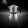 Гейзерна кавоварка Bialetti 280 мл Moka Induction Black (6 su) для індуційної плити