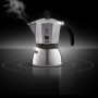 Гейзерна кавоварка Bialetti 150 мл Moka Induction Black (4 su) для індуційної плити