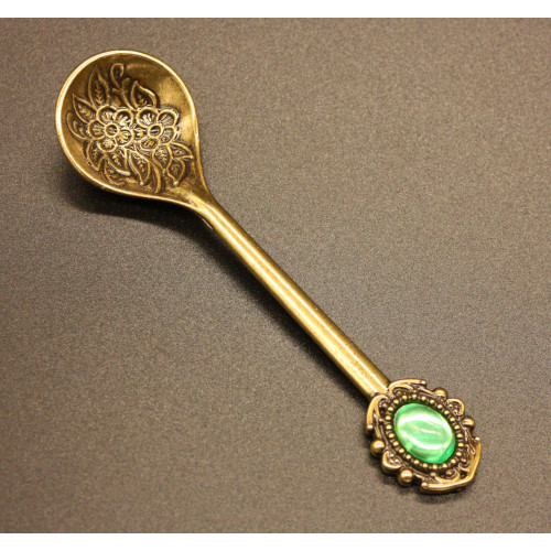 Турецкая ложка для кофе 12 см 1 шт Бронза Турецкая ложка для кофе 12 см 1 шт Бронза