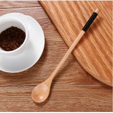 Ложка для турки дерев'яна 20 см Світлий Бамбук