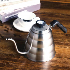 Чайник для кофе термометром и тонким носиком 1.2 л Pour Over Coffee Pot