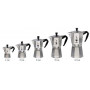 Кавоварка Bialetti гейзерна на 9 чашок, Moka express silver 420 ml 14.2 oz