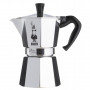 Кавоварка Bialetti гейзерна на 9 чашок, Moka express silver 420 ml 14.2 oz