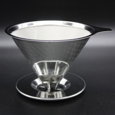 Пуровер Double Mesh V60 02 Багаторазова воронка кафеор фільтр Соти