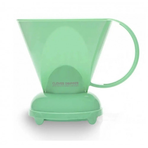 Пуровер Клевер Mr Clever Dripper 530 мл. Зеленый крем Пуровер Клевер Mr Clever Dripper 530 мл. Зеленый крем