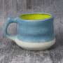Керамическая чашка для кофе 200 мл. (Синий/Желтый)